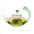 Bouilloire à thé en verre de nouvelle conception de 600 ml